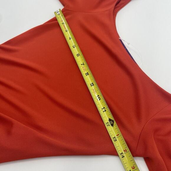 Ralph Lauren Collection Purple Label Fit Flare Red Dress Midi Cocktail Vintage S - Picture 8 of 10